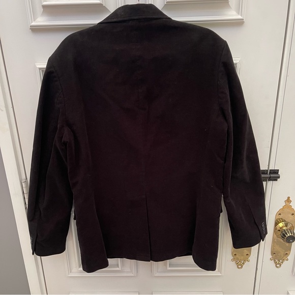 GAP - Black Velour/Velvet Blazer - Size MEDIUM - Picture 3 of 5